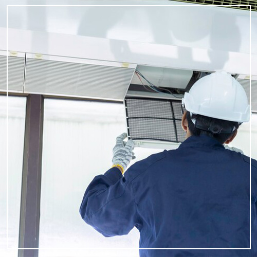 HVAC contractor at Woods Heating & Cooling perform new construction HVAC services at custom home in Spearfish, SD.